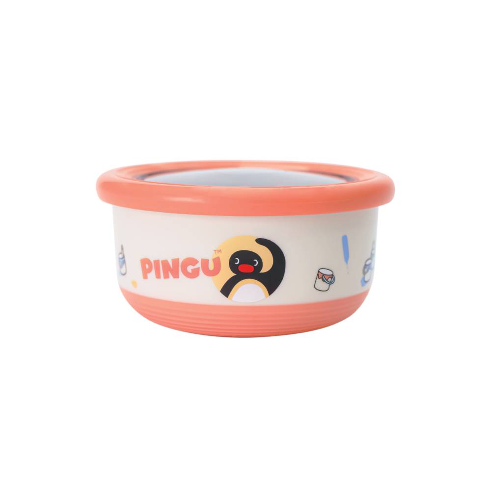 HOUSUXI PINGU-不鏽鋼雙層隔熱碗420ml, , large