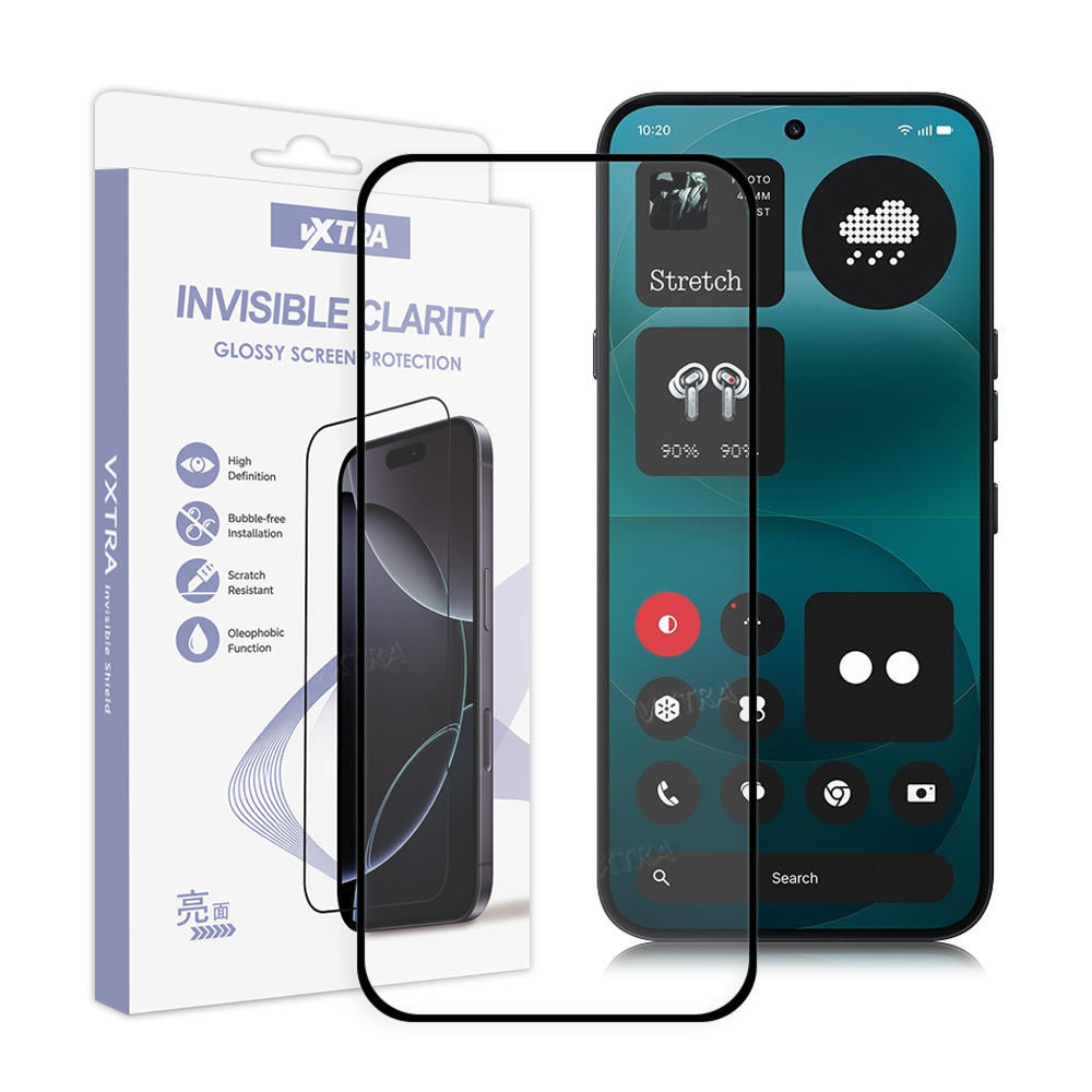 VXTRA 全膠貼合 Nothing Phone (4a) Pro 滿版疏水疏油9H鋼化頂級玻璃貼 保護貼(黑), , large