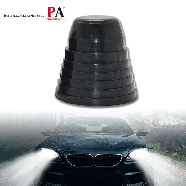 【PA LED】通用型 LED HID 大燈 防塵套 防塵蓋 防塵罩 防水蓋 防水罩 防水套 軟式橡膠 七種尺寸【大】, , large