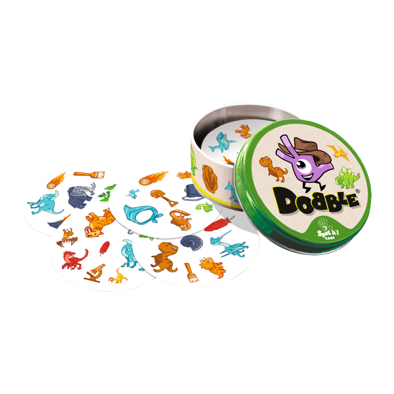 【Asmodee】嗒寶: 恐龍 Dobble Dinosaurs 繁體中文版｜親子桌遊｜派對遊戲｜觀察力記憶力訓練, , large