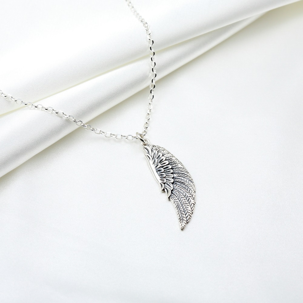 【Angel & Me】Eagle Wing s925 sterling silver necklace Valentine Day birthday gift, , large