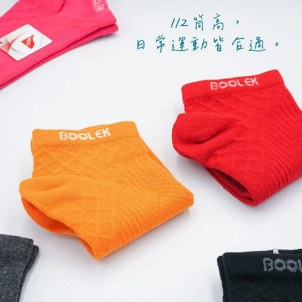 [凱美棉業] MIT台灣製 萊卡LYCRA 1/2消臭襪 20-24cm 25-28cm, , large