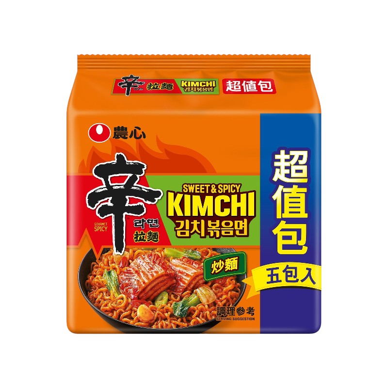 農心 辛辣白菜炒麵5入, , large