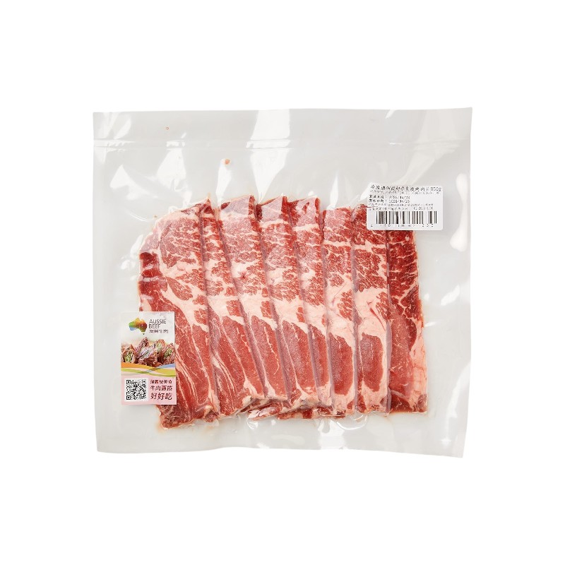 冷凍澳洲穀飼牛炙燒烤肉片-350g, , large