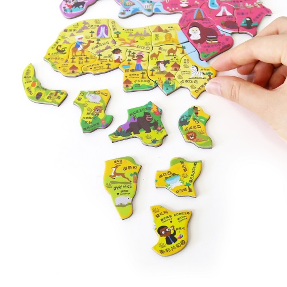 Top Bright - Magnetic World Map Puzzle, , large