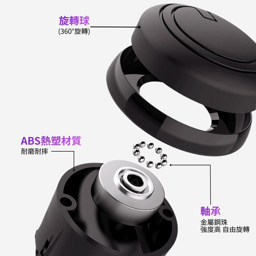 3R car steering wheel spinner knob (black, 3R2251), , large