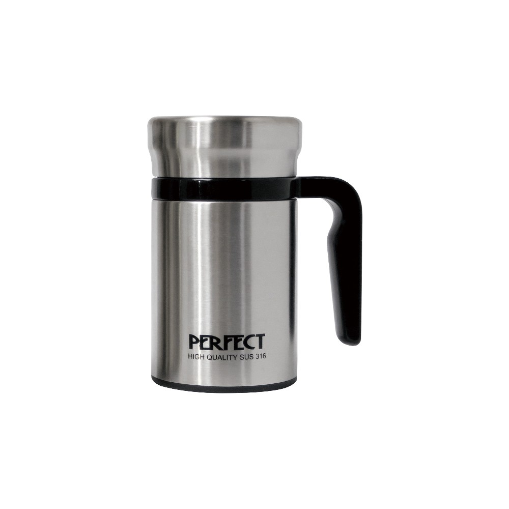 PERFECT 理想牌 品味316不鏽鋼全鋼辦公杯保溫杯 星鑽銀480cc-Leidea樂德兒, , large