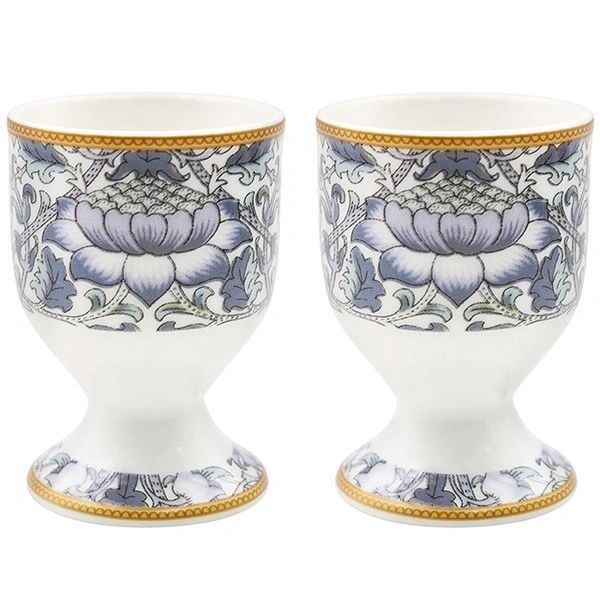 【Lesser&Pavey】威廉莫里斯蛋杯組2入/蛋杯/早餐蛋杯/陶瓷/陶瓷蛋杯/英式/水煮蛋杯/蛋架/蛋托, , large