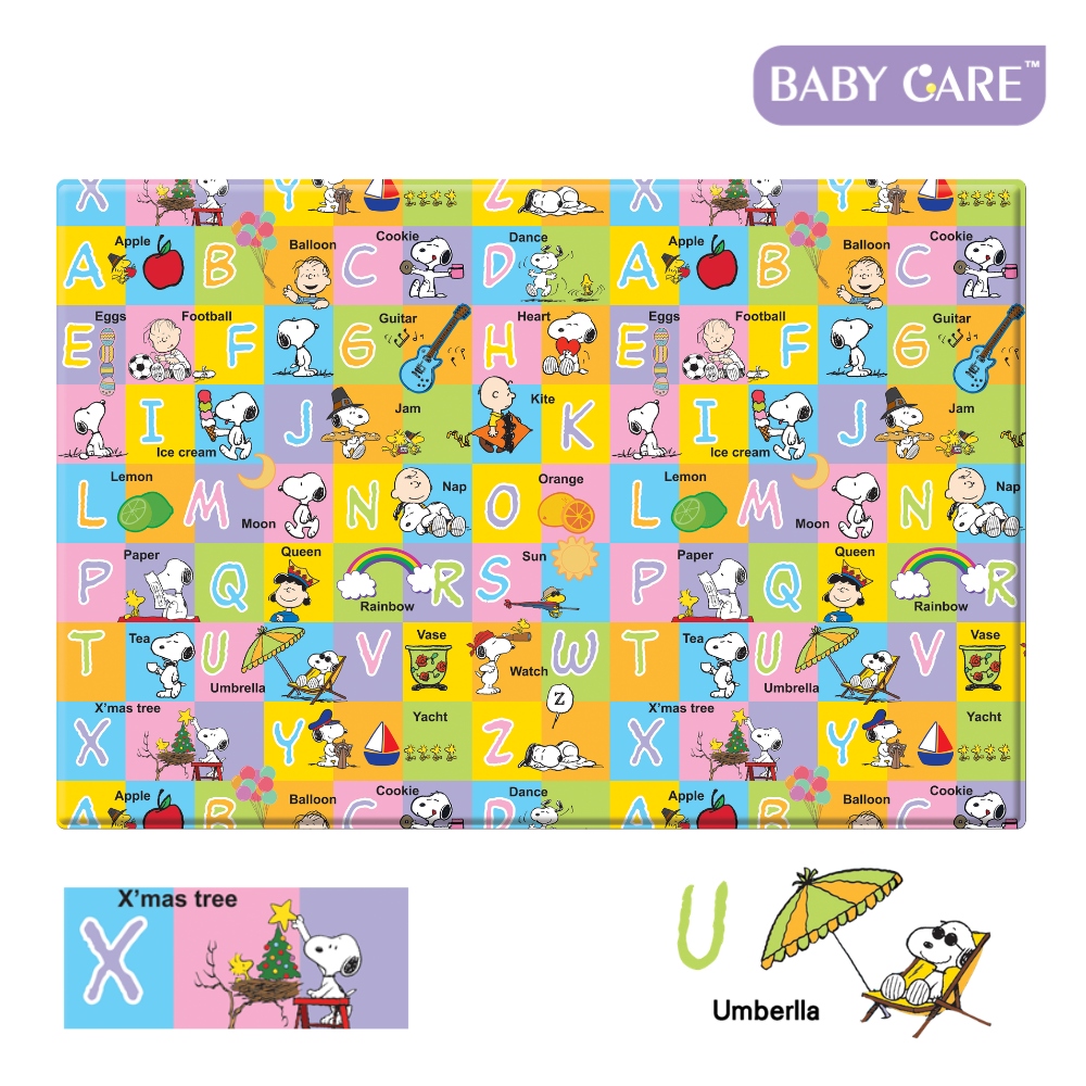 【BabyCare皇冠】遊戲墊─SNOOPY海灘假期(210x140x1.5cm), , large
