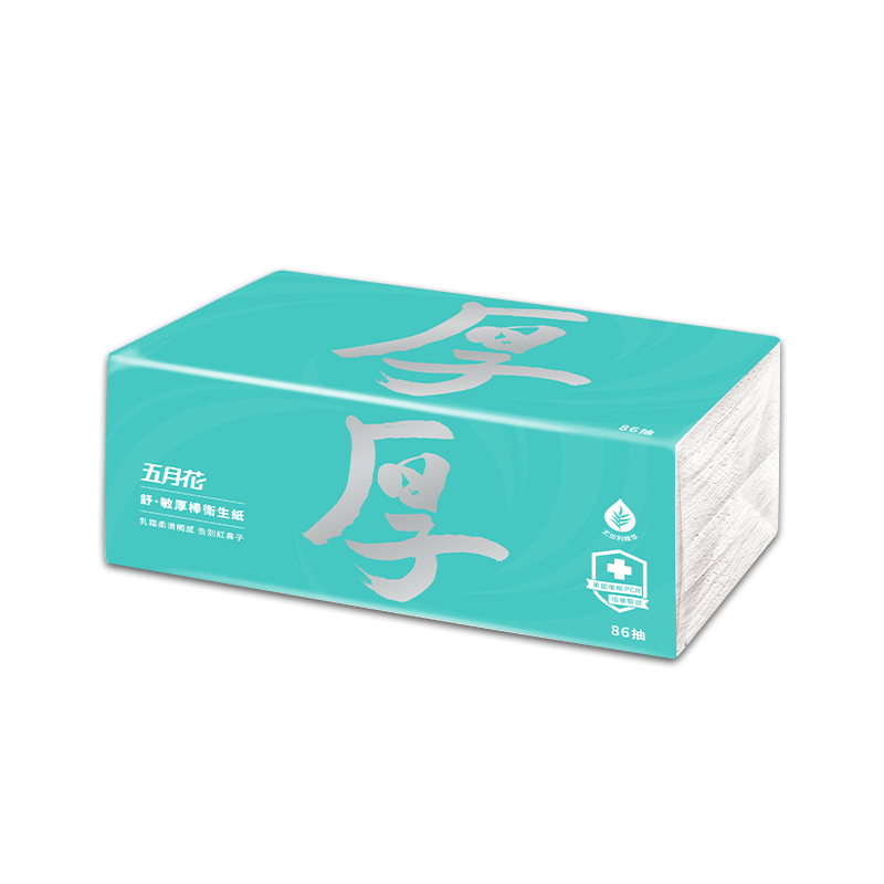 五月花舒敏厚棒抽取式衛生紙FSC 86*10, , large
