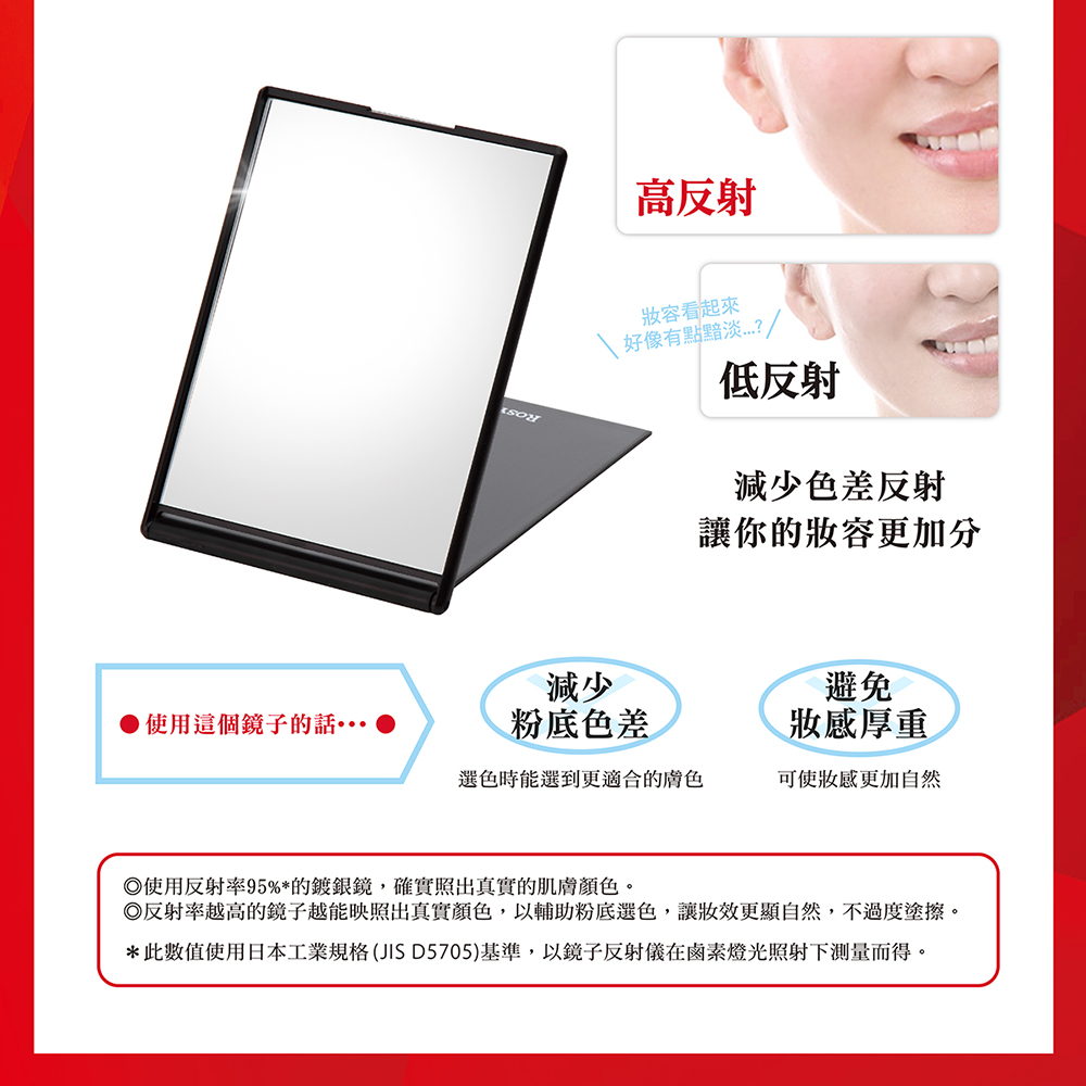 [千康嚴選]ROSY ROSA 真實之鏡1入 -方型 (網路限定), , large