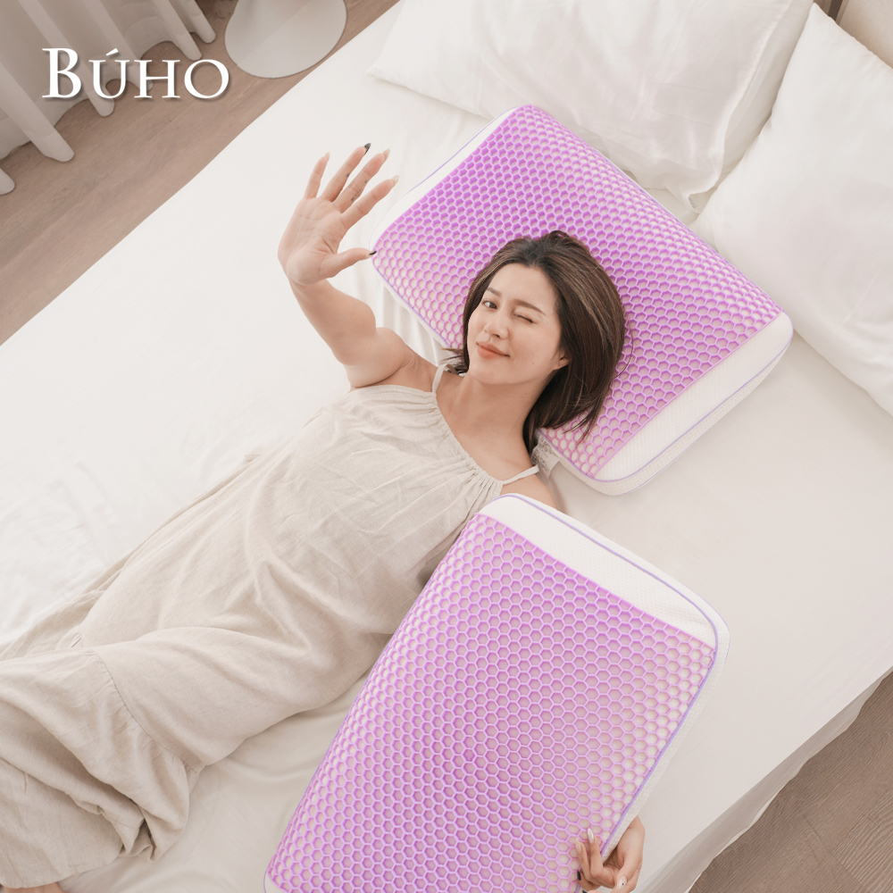 【BUHO布歐】冰肌涼感Hexa乳膠枕(40x70cm), , large