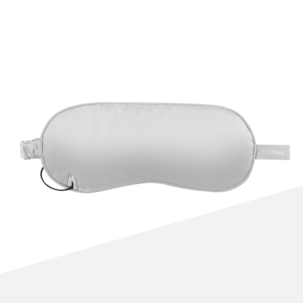 Graphene Heating Silk Eye Mask-silk gray, , large