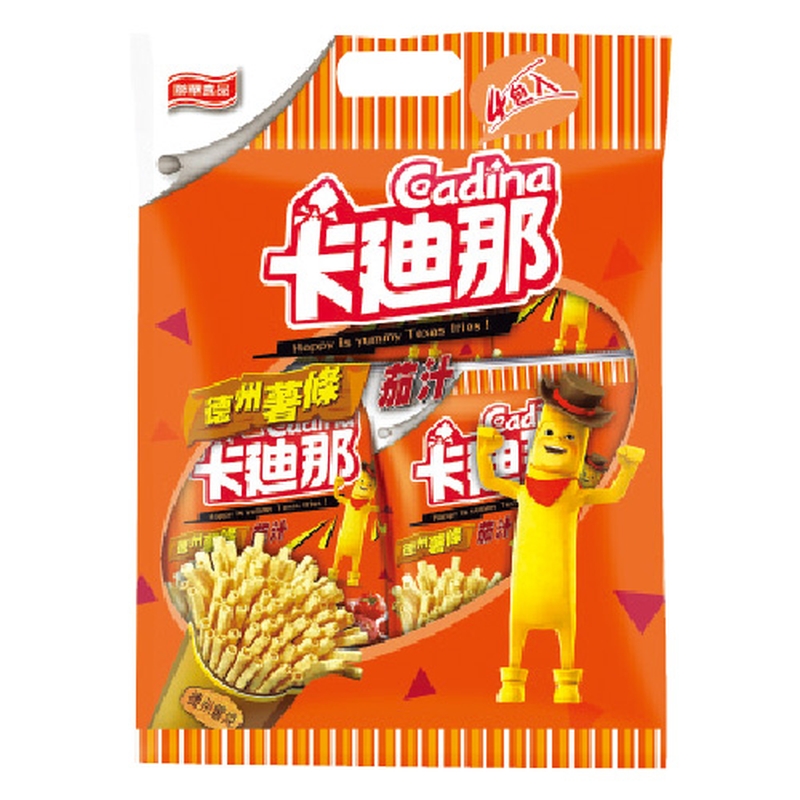 Cadina Texas Fries Multipack of4 s, , large
