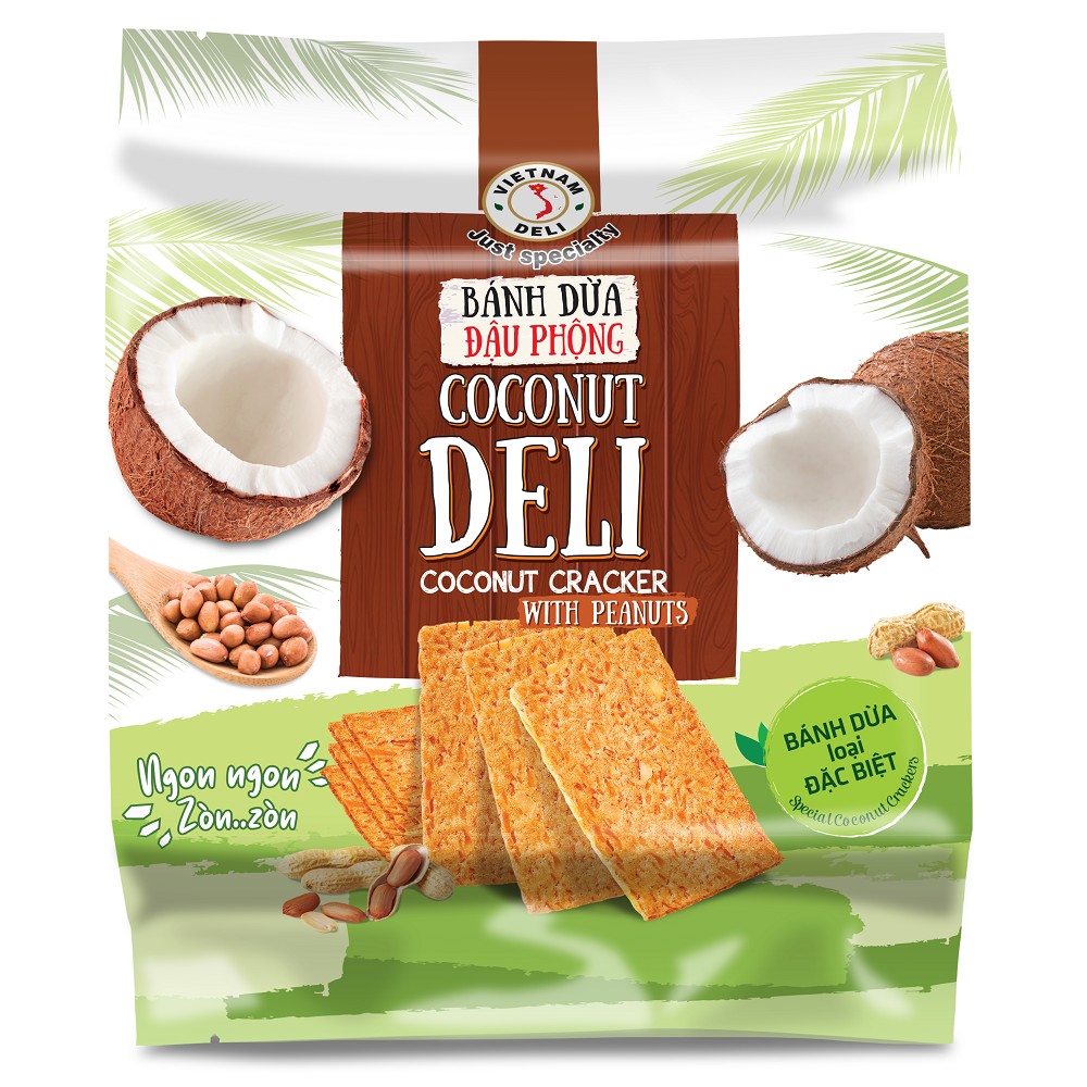 Coconut Deli Coconut Cracker w/Peanut, , large