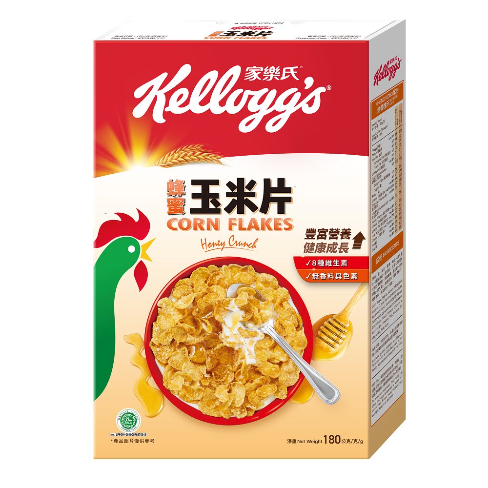 家樂氏蜂蜜玉米片180g, , large