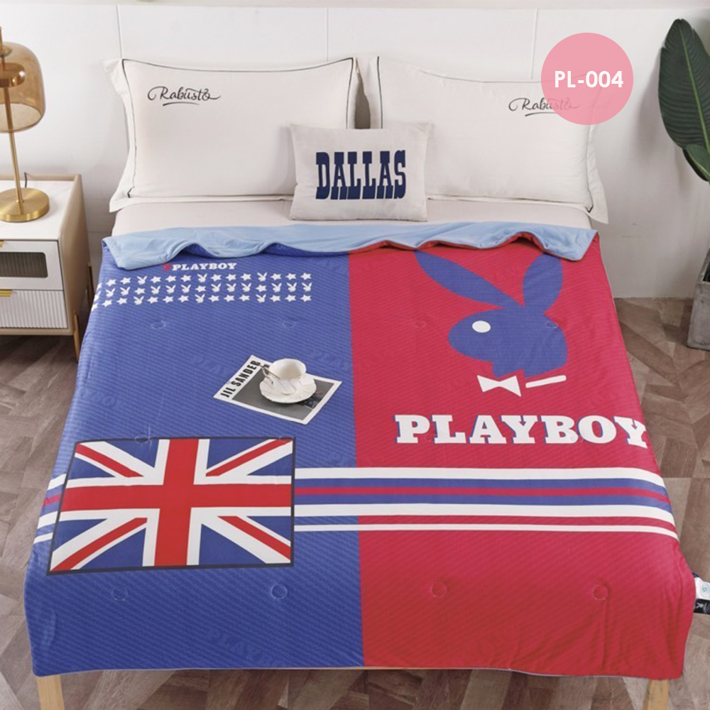 【PLAY BOY】膠原蛋白涼感冰冰被 涼被 涼感被 冷氣毯 買一送一, , large