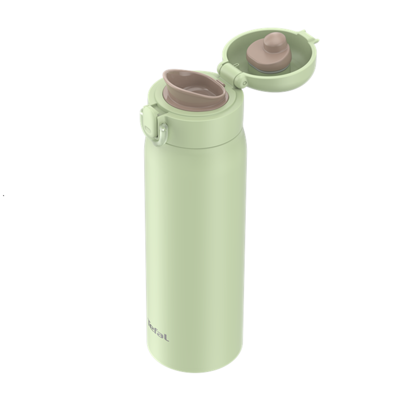特福法式簡約彈蓋不鏽鋼保溫杯500ml, , large