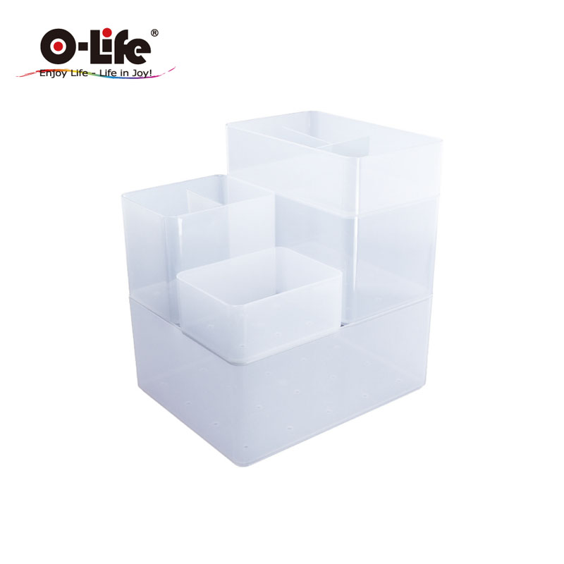【O-Life】Stacking Storage Box-B013 White Model, , large