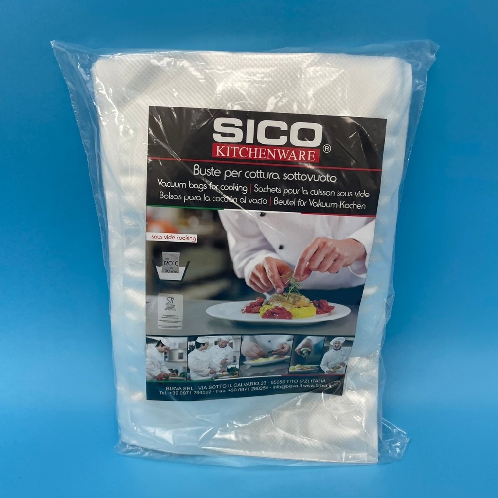 SICO舒肥專用耐熱120度真空包裝袋15x35cm 20x30cm 25x35cm 厚90&mu;(50個/包), , large