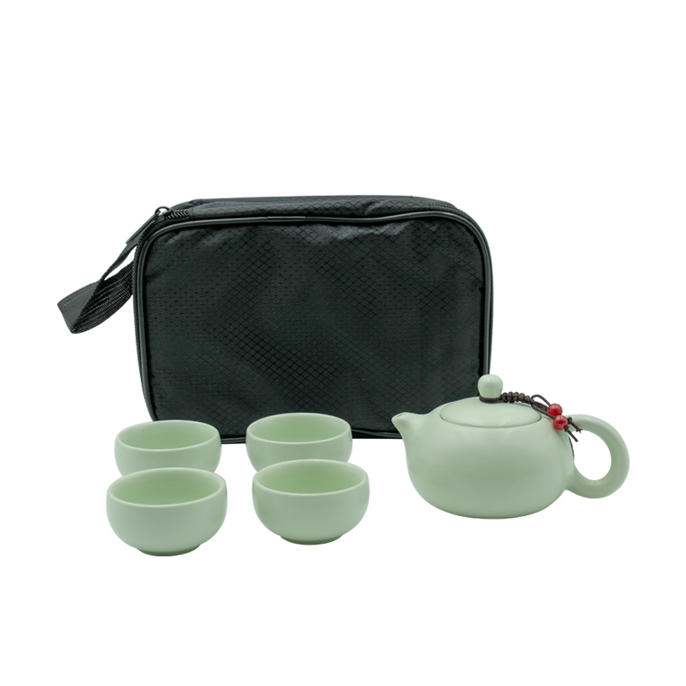 KIYODO一壺四杯茶具組(提袋), , large