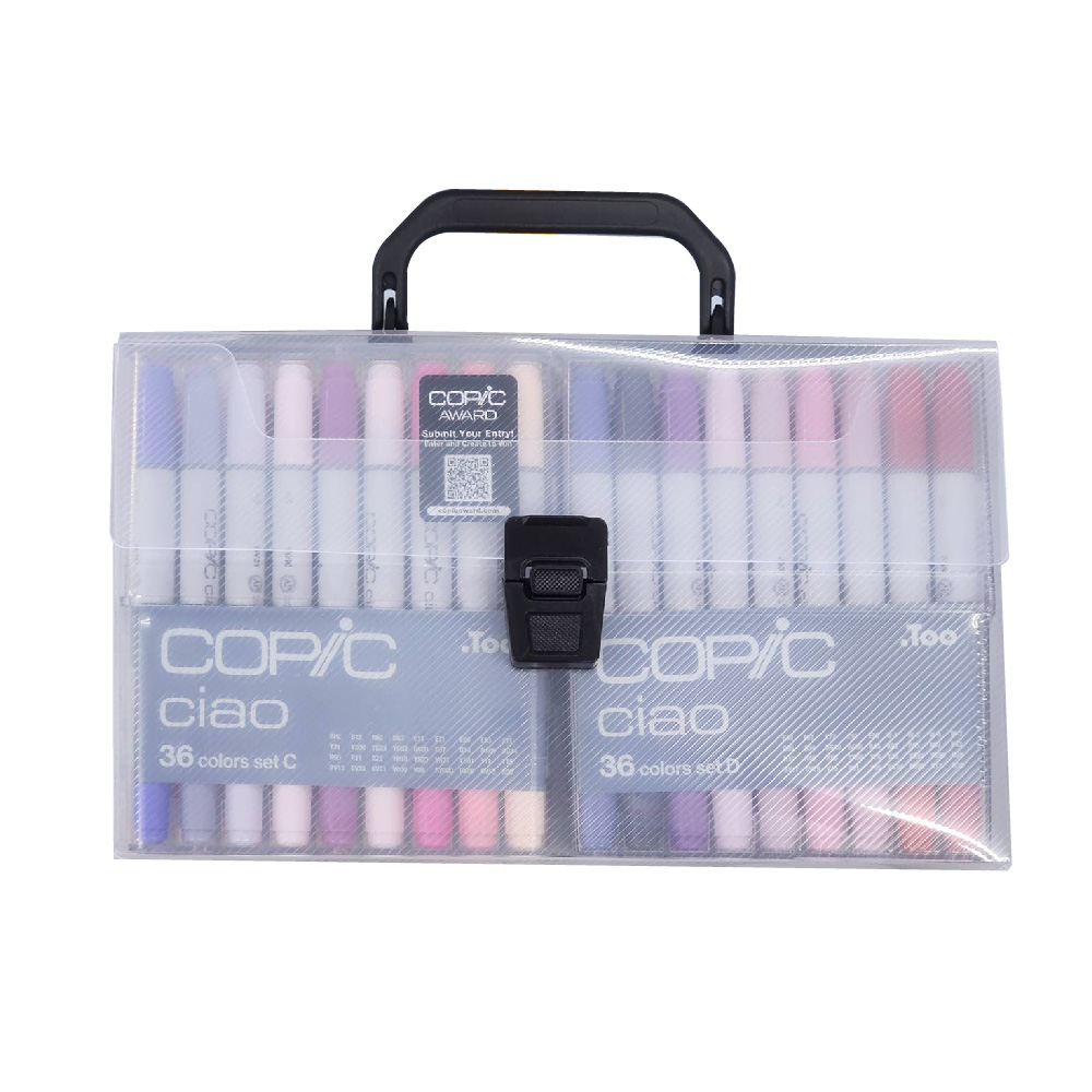 【COPIC】Ciao 第三代 麥克筆 72 Color Set B 72色 B色系 盒裝 /盒 72B 日本原裝進口, , large