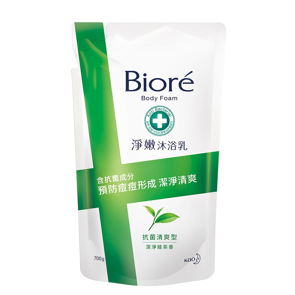 Biore淨嫩沐浴乳抗菌清爽型補充包, , large