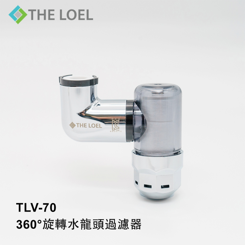 【THE LOEL】TLV-70 Korean 360&deg; Rotating Faucet Filter (Filter 1 + Filter Cartridge 4) 👍Filters rust and floating debris / Special 4L constant flow valve / Rotates freely to control water flow direction, , large