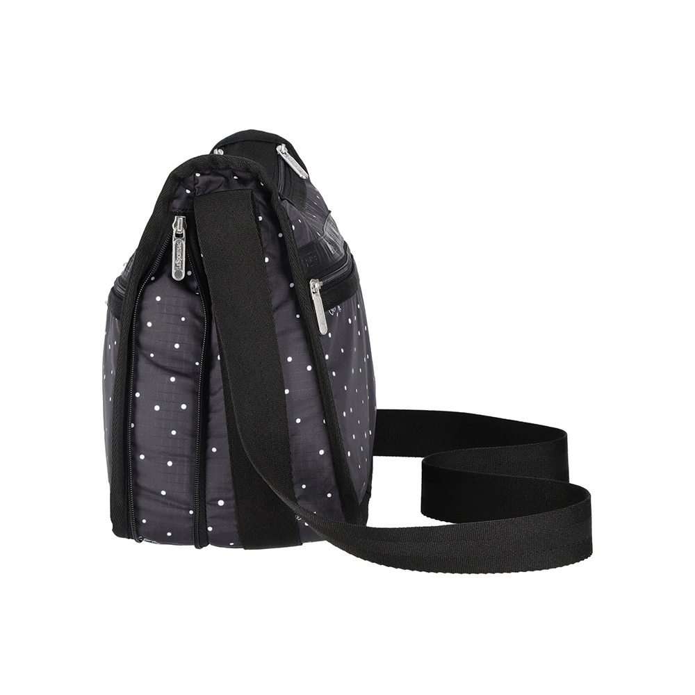 Lesportsac Deluxe Everyday Bag 經典奢華斜背包 側背包 通勤旅行包 女包(俏皮圓點), , large
