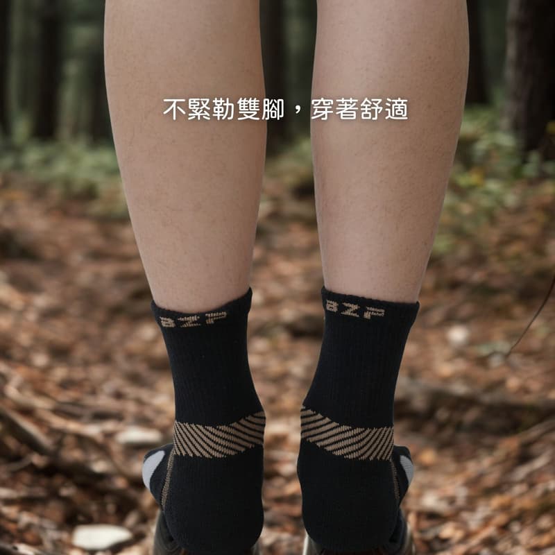 [凱美棉業] 美麗諾羊毛氣墊五趾襪 女款 單入 灰色 22-26cm, , large
