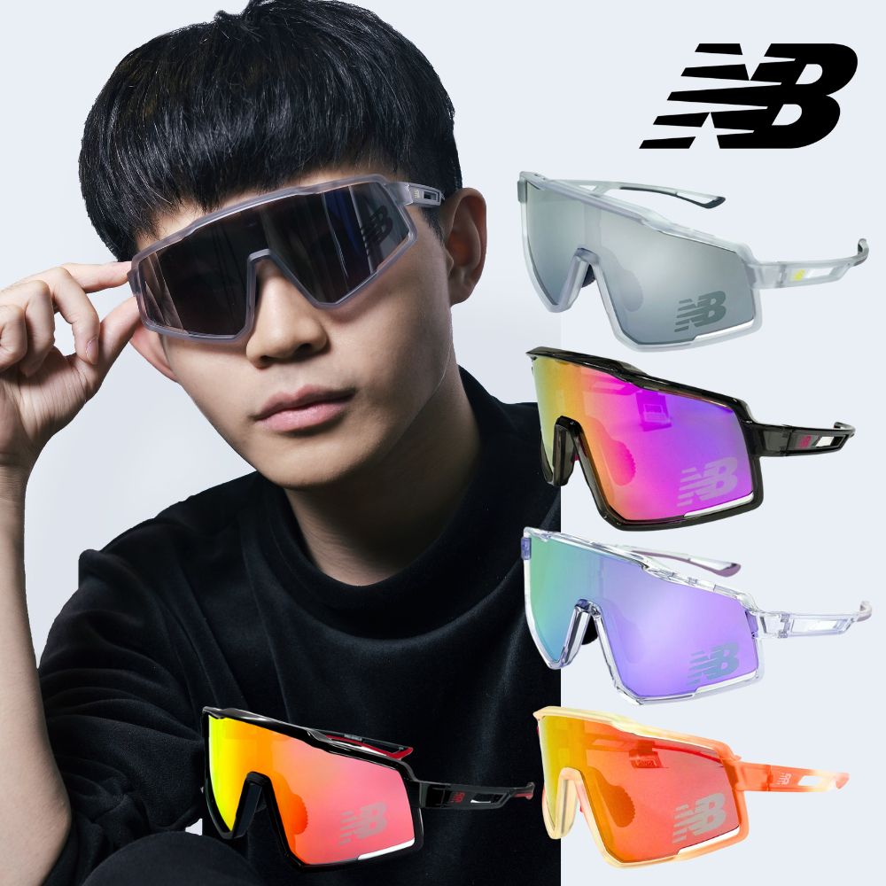 [秉宸] NEW BALANCE 運動太陽眼鏡 偏光鏡 台灣公司貨 太陽眼鏡 運動眼鏡 NB08102 25SS, , large