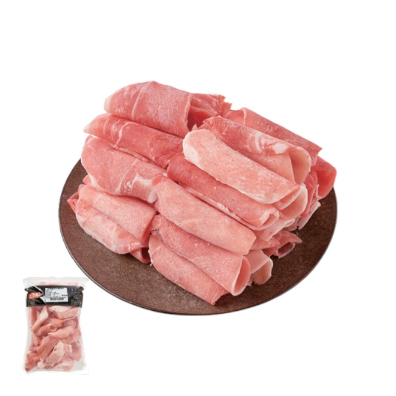 冷凍豬肉火鍋肉片1000g, , large
