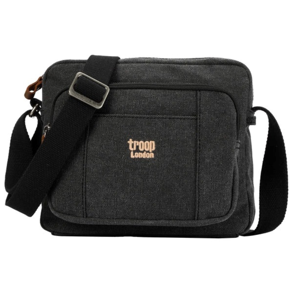 Troop London-輕量帆布斜背包TRP0235, , large