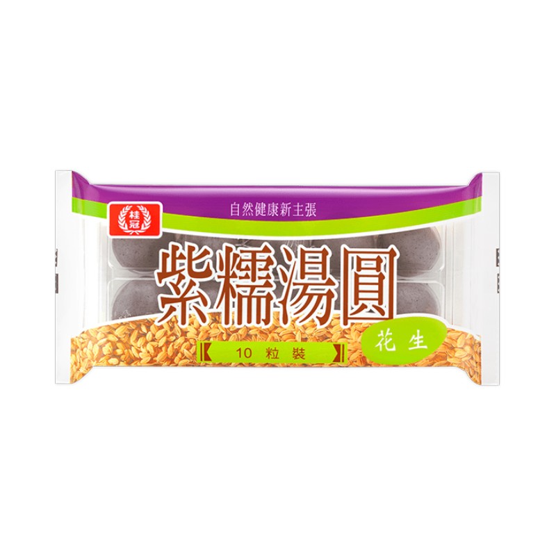 桂冠紫糯花生湯圓, , large