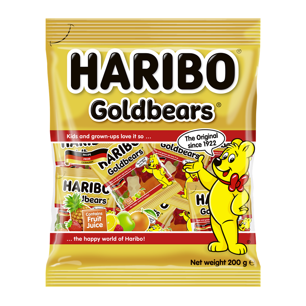 哈瑞寶金熊Q軟糖分享包200g, , large