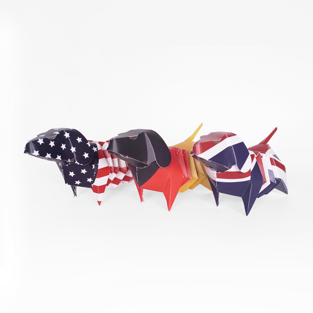 GeckoDesign Dachshund Coin Bank (Choose three), , large