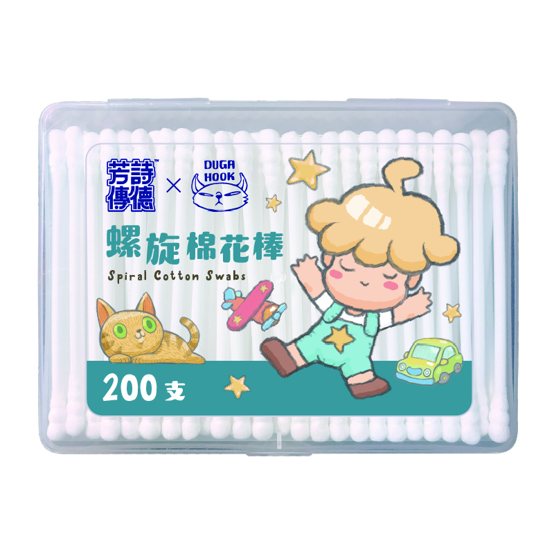 Spiral Cotton Swabs, , large