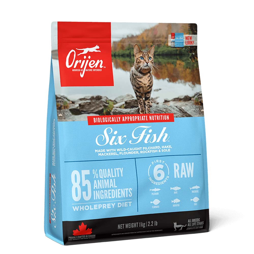 【Orijen 歐睿健】無穀貓飼料1Kg-六種鮮魚貓, , large