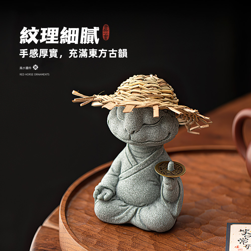 【上手家居】招財玉龍風水擺件 龍騰納財(招財擺飾/招財擺件/馬上有錢/開運/青砂石擺件), , large