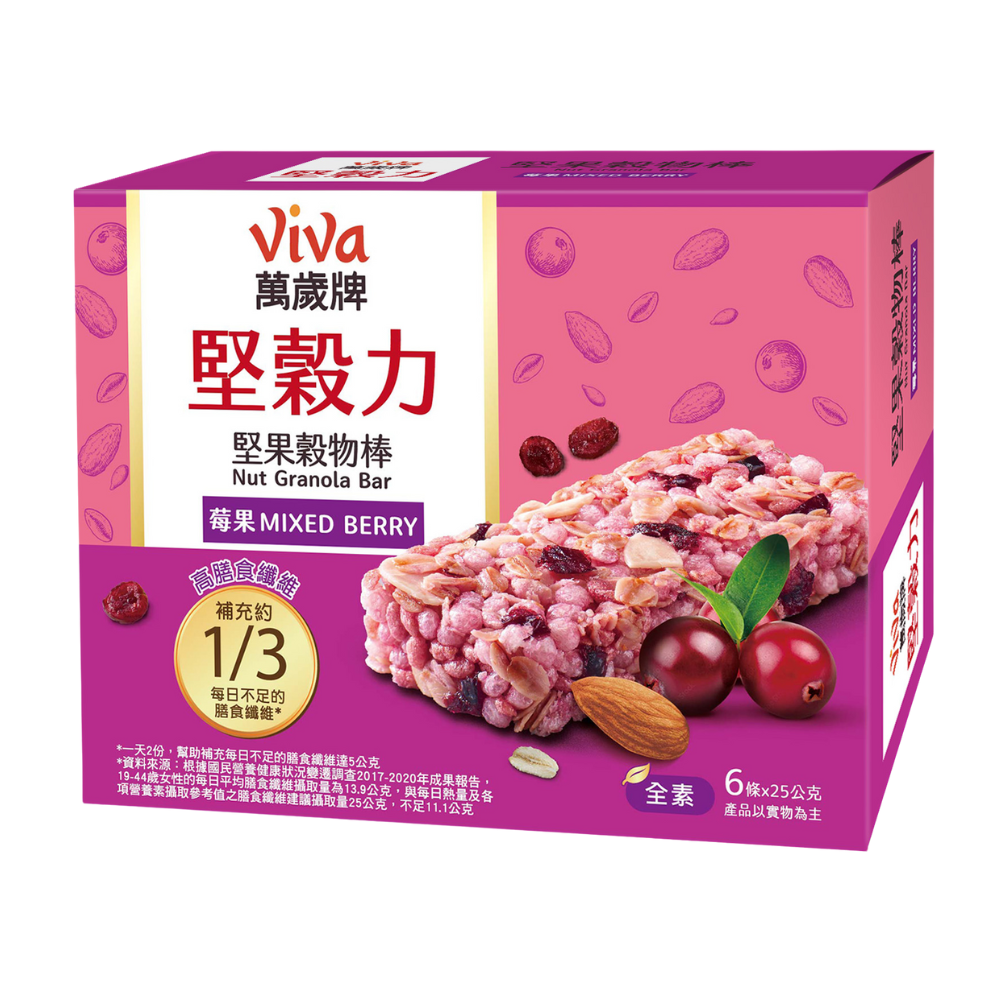 萬歲堅穀力堅果穀物棒莓果口味, , large