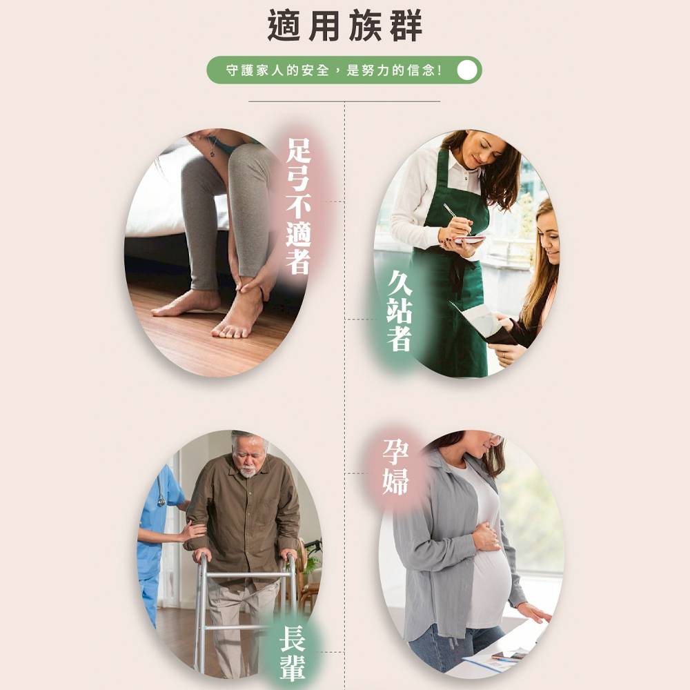 (eShoes) Banjiajia Pressure-Relief Gel Anti-Slip Slippers, Special for Elderly/Pregnant Women, Cream White, 25CM, , large