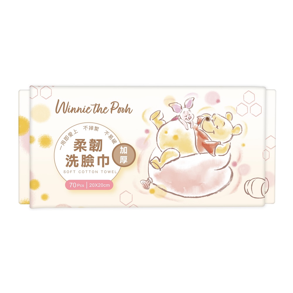 小熊維尼系列洗臉巾, , large