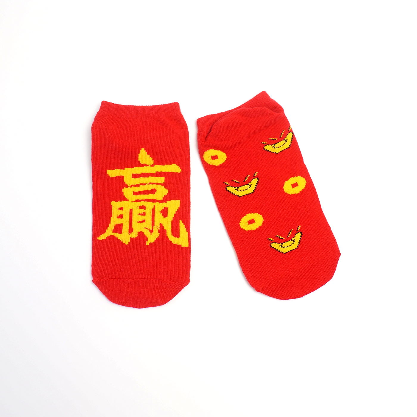 【台灣製】新年開運襪（成人、兒童）過年好運襪 招財襪 可當紅包袋, , large