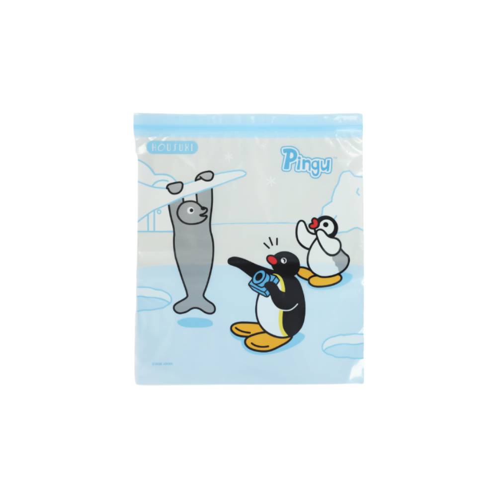 HOUSUXI PINGU-雙夾鏈保鮮袋L, , large