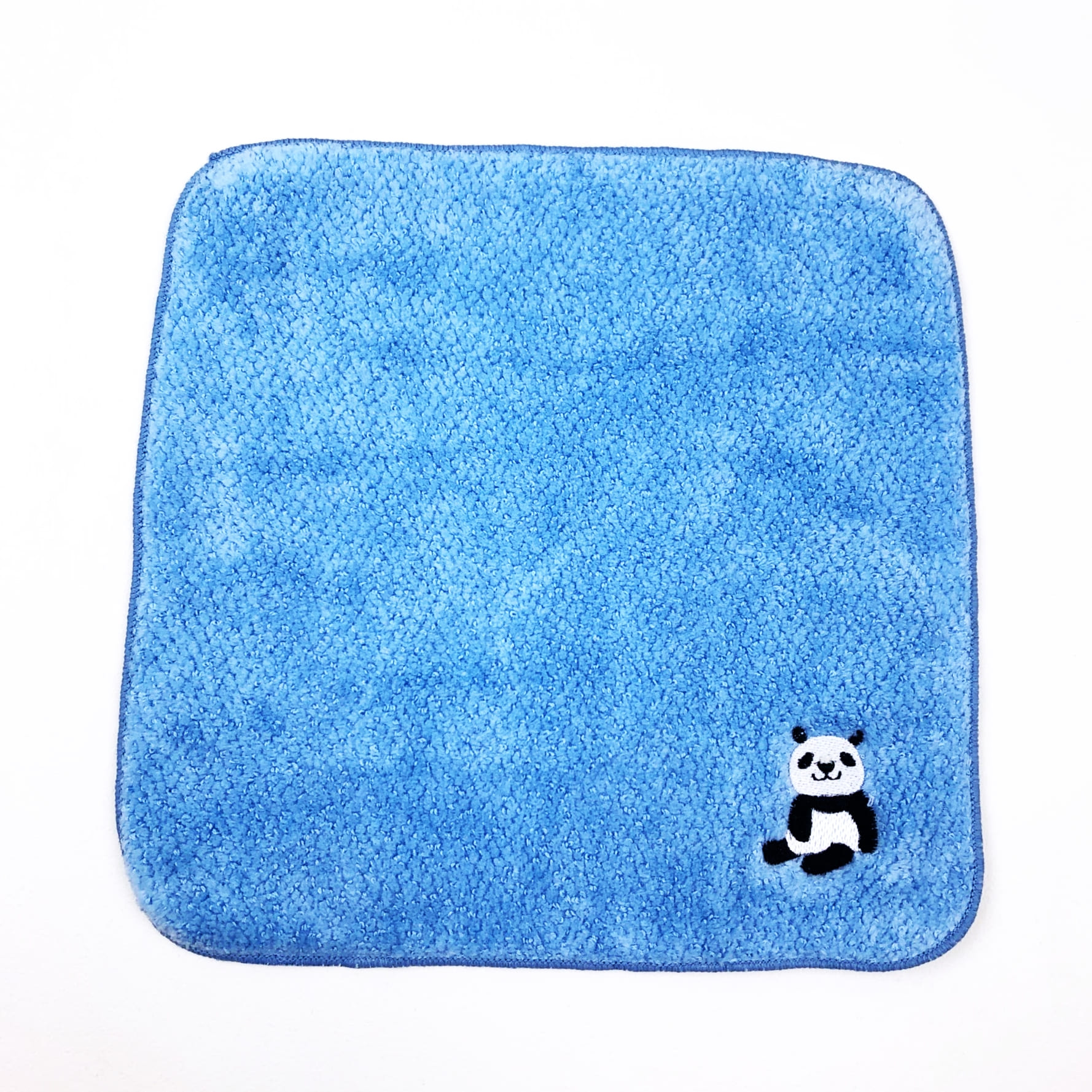 Embroidered towel animal panda, , large