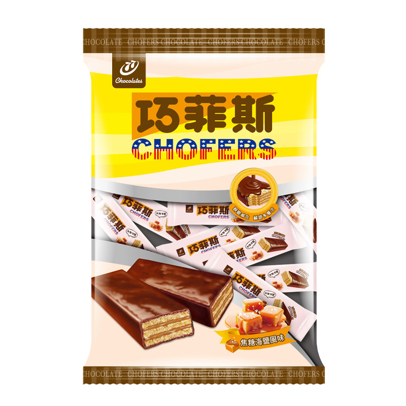 CHOFERS CARAMEL  WAFER, , large