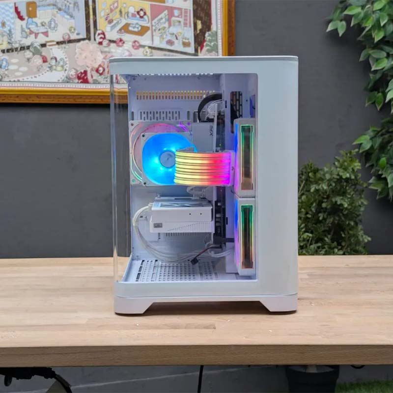 2026推薦便宜電競Ai主機 白⭐i5-14400F+RTX5060⭐5天出貨( B製程 ), , large