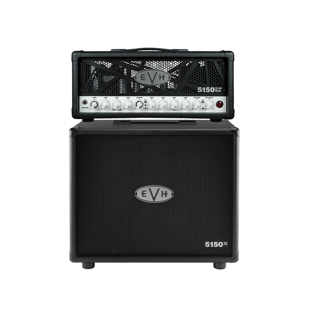 EVH 5150III 50W 6L6 黑色 120V + 112ST CAB 黑色【敦煌樂器】, , large