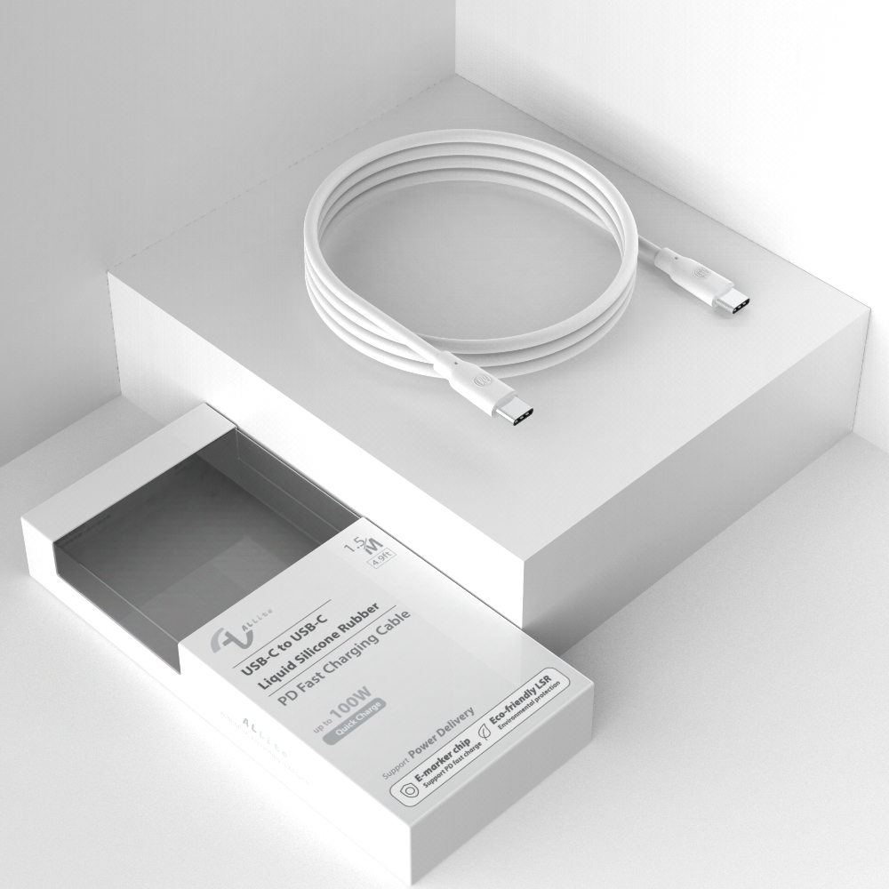 [OneMore Co., Ltd.] Allite 1.5M Liquid Silicone Charging Cable (USB-C to USB-C), , large