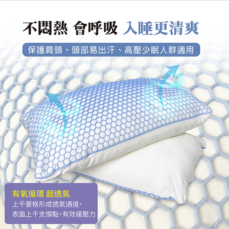 【多利寶寢具】Victoria 四季涼感紓壓兩用枕-1顆, , large